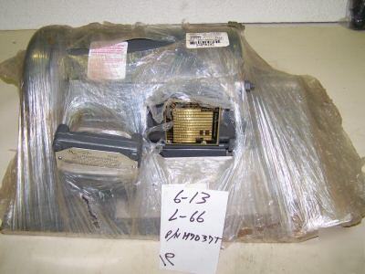 1 baldor elec co 1/2HP, V230/460, 190-380V p/n M7037T