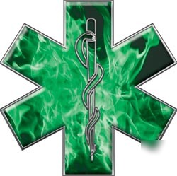 Emt ems mfr medic decal reflective 6