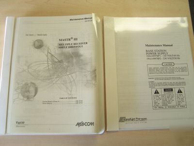 Ge macom mastr 3 maintenance manual