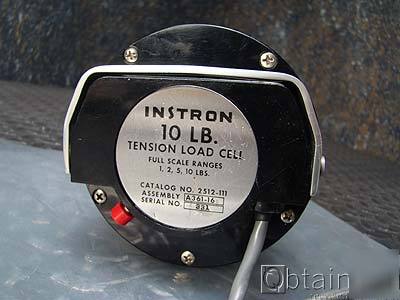 Instron 10 lb pound tension load cell 2512-111