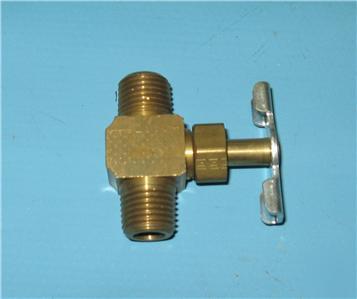 Parker hannafin brass needle valve
