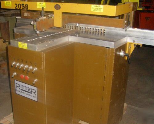 Ritter boring machine construction line borer casework