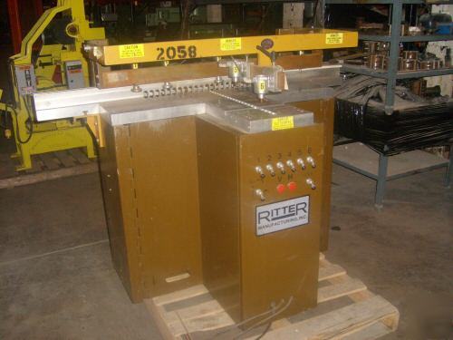 Ritter boring machine construction line borer casework