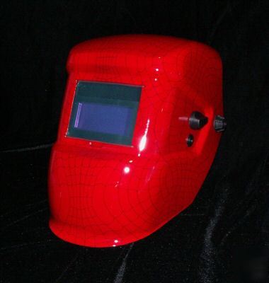 Solar + aaa battery auto darkening welding helmet hood 