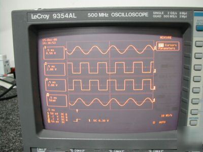 Lecroy 9354AL 500 mhz 4 channel 2 ghz sampling scope