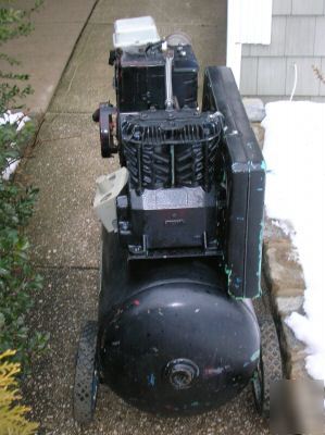 5 h.p. speedaire by dayton gas air compressor