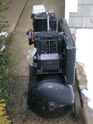 5 h.p. speedaire by dayton gas air compressor