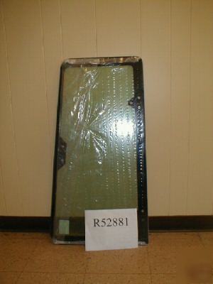 Case lh door rear window 580K 580 super l 590T R54107