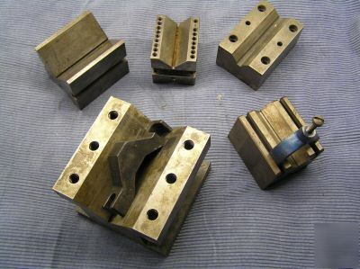 5 nice assorted v-blocks q-546