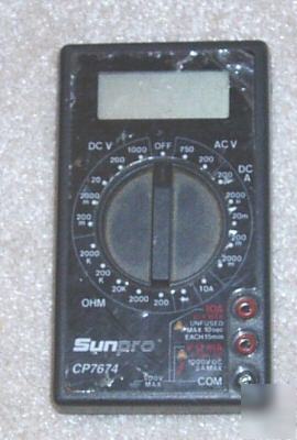 New sunpro CP7674 multitester ~ 