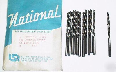 Number #17 drill bits usa 12 drills jobbers length 