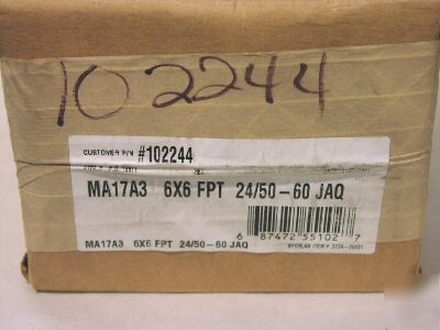 Sporlan MA17A3 6X6 fpt 24/50 solenoid valve 3739-09001