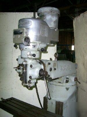 Bridgeport vertical milling machine, 2 hp (20821)