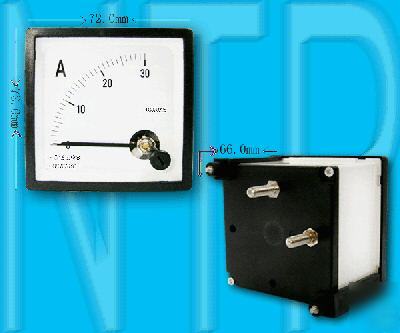 Dc 30A analog ampere panel meter current amp ammeter