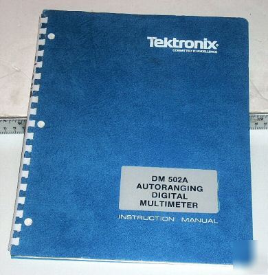 Tektronix DM502A operators & service manual ( tek )