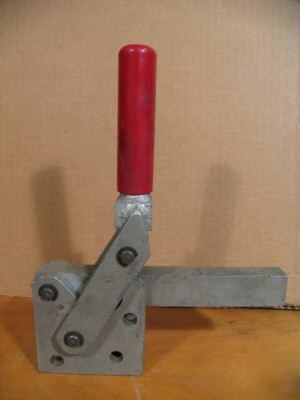 Heavy duty 10â€ tall de-sta-co type clamp ($4.50 ship)