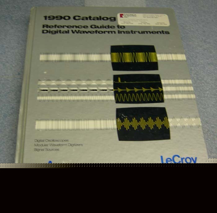 Lecroy instruments catalog 1990