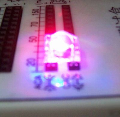 100PCS piranha led,rgb full color,auto color changing.