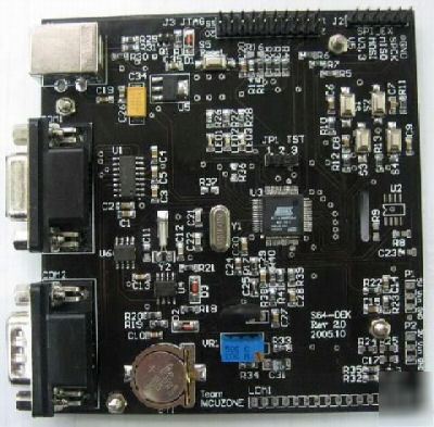 ARM7 learning S64-dek evaluation board atmel SHT11 usb