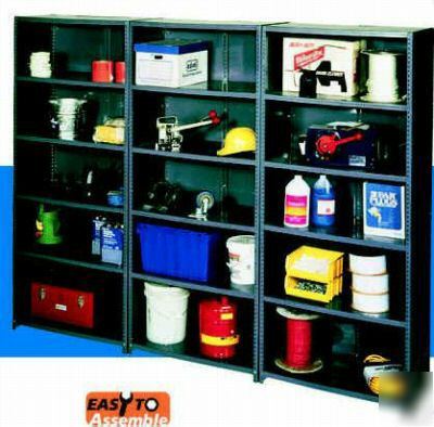 Edsal heavy duty closed shelving