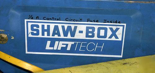 Shaw-box 1 ton trolley hoist complete - excellent