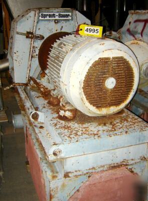 Used: 60 hp sprout bauer hammermill model 22183 (4995)