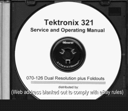 Tek 321 service/op manual 2 res A3 +A4 +text searchable