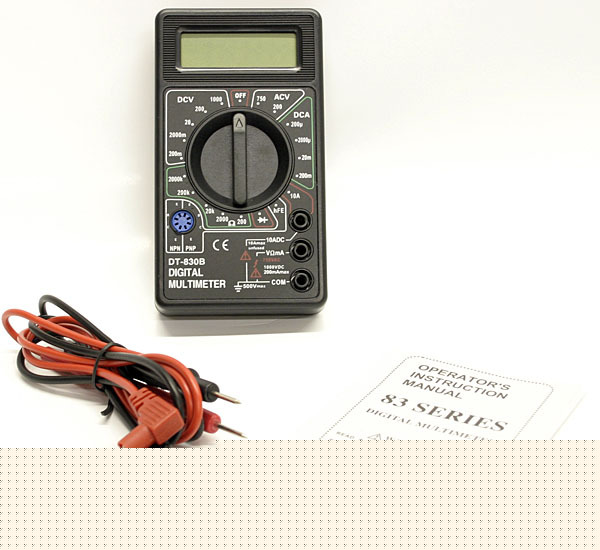 Vastech DT830B lcd display test digital multimeter