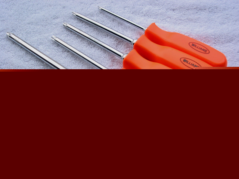 New williams tool 5 pc torx driver set T20,25 27 30 40