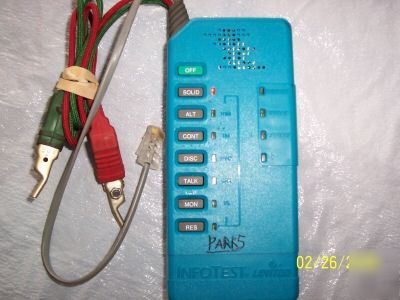 Telecomm datacom lan test equipment data telephone tone