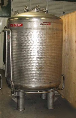 Used: mueller reactor, 530 gallon, 316 stainless steel,