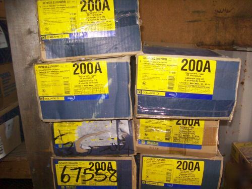 200 amp circuit breaker encloser QOM2E2200NRB QOM2200VH