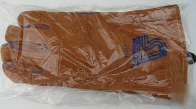 2119B select side split cowhide fr foam welding gloves