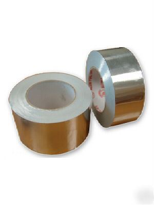 Aluminum foil hvac tape ul listed: 12 rolls - 2