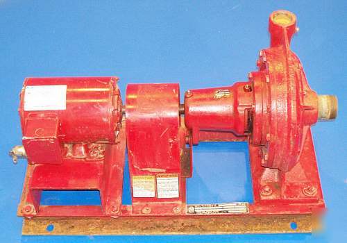 Bell & gossett 86GPM water pump & 2HP marathon motor