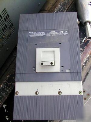 Abb S6H-d circuit breaker 600 volt 400A type 3 pole 