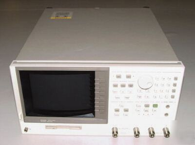 Hp\agilent 8753D 6GHZ network analyzer 006 011