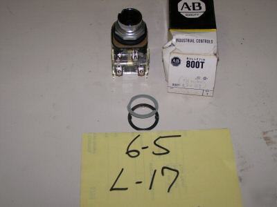 1 allen bradley black push button series t 