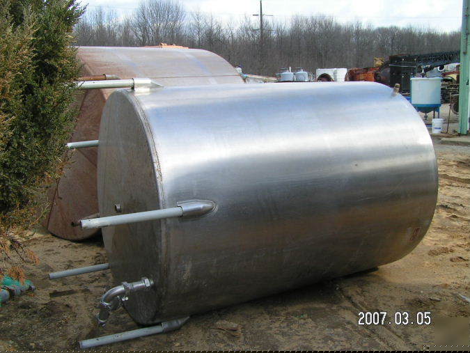 1060 gal 1000 gal stainless steel tank nj