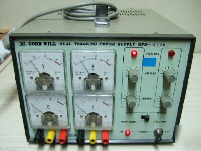 Gw good will power supply gpd-3020 dual tracking output