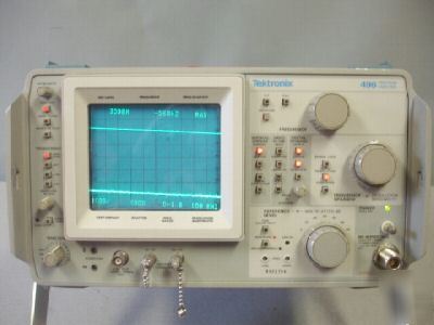 Tektronix 496 spectrum analyzer opt 3T - no 