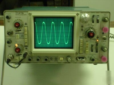 Tektronix model 475 200 mhz dual trace oscilloscope