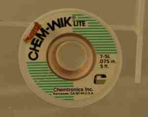 Chemtronics green chem wik lite desolder braid 7-5L