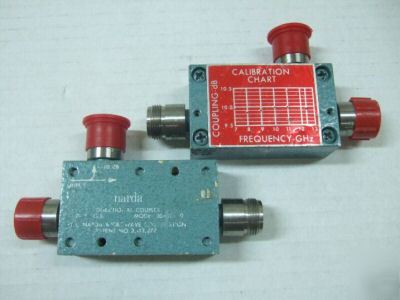 Narda 3045C-10 directional coupler 7-12.4GHZ 10DB
