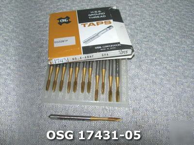 New osg exotin 4-48 2SP plug taps 12PCS - 