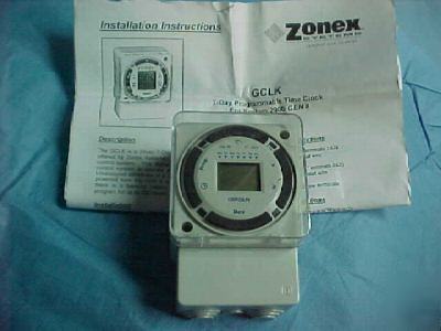 New zonex gclk system 2000 gen ii time clock 