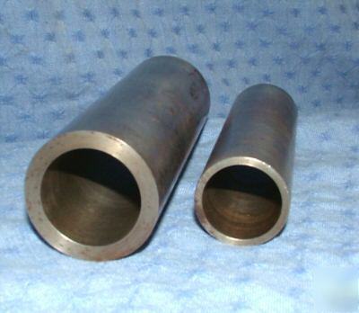 Shaft sleeves machined for emergency repair, exc. cond