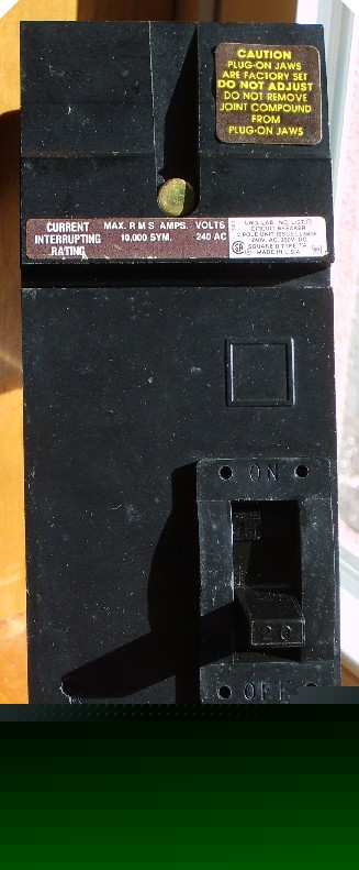 Square d breaker FA22020AC series 1 20 amp 2 poles 240V
