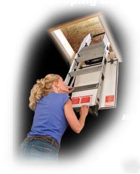 Werner televator attic ladder - 7'4