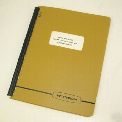 Wiltron return loss measuring set service manual